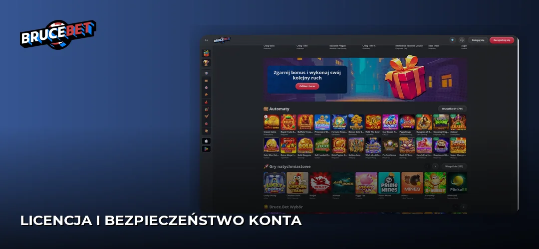 Licencja i bezpieczeństwo konta
