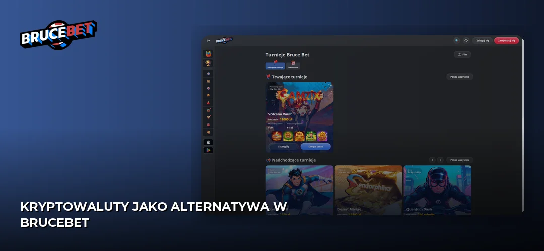 Kryptowaluty jako alternatywa w BruceBet