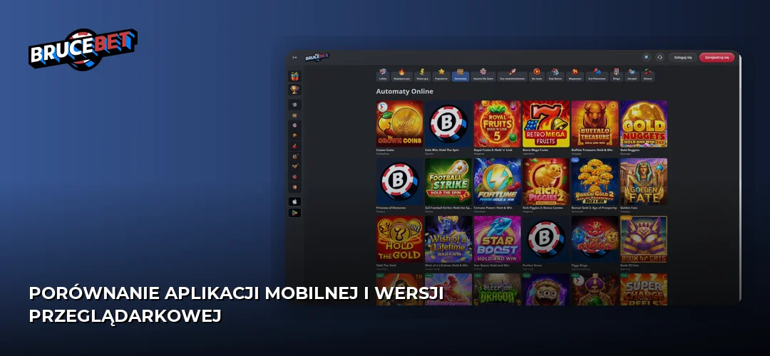 Porównanie aplikacji mobilnej i wersji przeglądarkowej