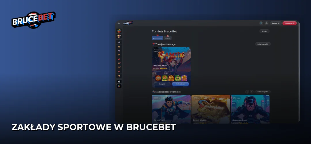 Zrzut ekranu strony BruceBet